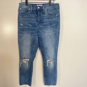 Madewell Jeans 27 Womens Blue Denim The High Rise Slim Boyjean